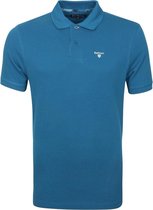 Barbour Basic Pique Polo Lyon Blauw - maat L