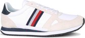 Tommy Hilfiger Sneaker Runner Stripes Wit - maat 46