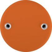 Filotto Holè plafondkap 2 snoeren - Ø10 cm - metaal - oranje - rond