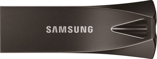 Samsung BAR Plus - USB stick - USB 3.1 - USB A - 128 GB - Titaan grijs