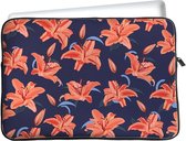 iPad Mini 6 Hoes (2021) - Tablet Sleeve - Flowers - Designed by Cazy