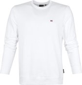 Napapijri Balis Crew Sweater Wit - maat M