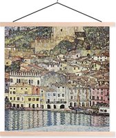 Porte-affiche avec affiche - Affiche scolaire - Paysage - Gustav Klimt - 90x90 cm - lattes vierges