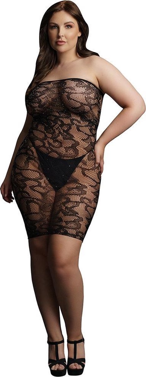 Goedkoopste Star Rhinestone Dress OSX - Black
