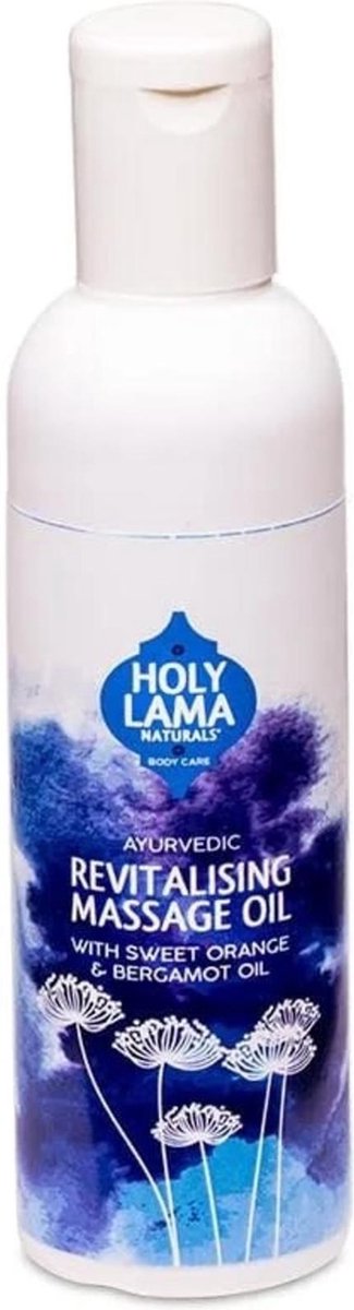 Goedkoopste Holy Lama Naturals Ayurvedische massage olie 'Revitalizing' - 100 ml - L