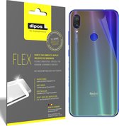 dipos I 3x Beschermfolie 100% compatibel met Xiaomi Redmi Note 7 Rückseite Folie I 3D Full Cover screen-protector