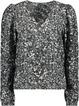 Vero Moda T-shirt Vmuna Ls Top Wvn 10253723 Laurel Wreath/uba Dames Maat - L