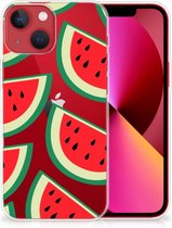 Telefoon Hoesje Geschikt voor iPhone 13 Hoesje Bumper Doorzichtig Watermelons