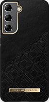 ideal of sweden fashion case atelier geschikt voor samsung galaxy s21 embossed black