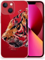 Silicone Case Geschikt voor 13 Telefoonhoesje Tiger