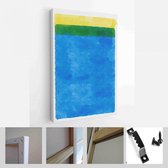 Set van abstracte handgeschilderde illustraties voor briefkaart, Social Media Banner, Brochure Cover Design of wanddecoratie achtergrond. Moderne abstracte schilderkunst - moderne