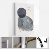 Onlinecanvas - Schilderij - Creatieve Minimalistische Handgeschilderde Illustraties Wanddecoratie. Ansichtkaart Brochureontwerp Art Verticaal - Multicolor - 40 X 30 Cm