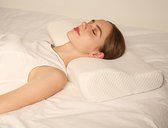 Daily Pillows ® |Orthopedisch & Ergonomisch Traaschuim Hoofdkussen| Ondersteuning voor nek, schouder & rug klachten