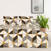 Charm & Co Pyramids - Dekbedovertrek - Eenpersoons - 140 x 200/220 - Multi