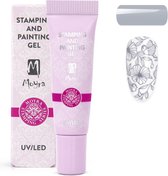 Moyra Stamping and Painting Gel No.17 Grey / Grijs