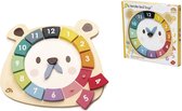 Tender Leaf Toys - Leren klokkijken - regenboog kleuren - beer