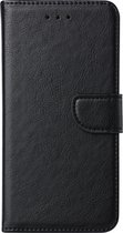 Hoesje Geschikt Voor Samsung Galaxy A03S Hoesje Zwart - Hoesje Geschikt Voor Samsung Galaxy A03S book case met Pasjeshouder - portemonee hoesje