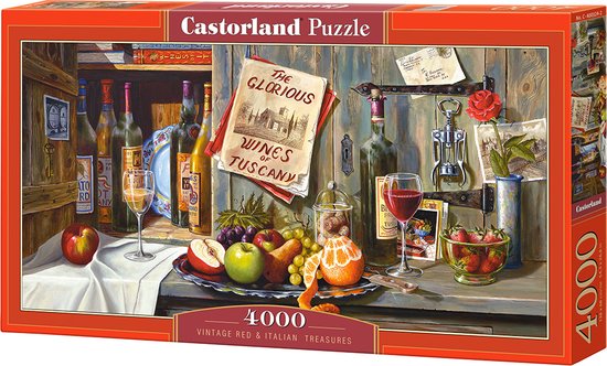 Castorland Vintage Red & Italian Treasures puzzel – 4000 stukjes