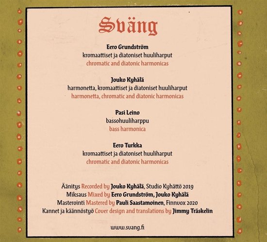 Svang - In Trad We Trust (CD)