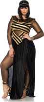 Nile Queen plus size kostuum - 3XL/4XL - Zwart, Goud - Leg Avenue