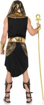 Leg Avenue - Egypte Kostuum - Pharaoh Egyptische Godheid Luxe - Man - zwart,goud - XL - Carnavalskleding - Verkleedkleding