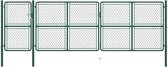 Everest Poort 150x495 cm staal groen