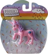 eenhoorn Pocket Unicorn meisjes roze/wolkje