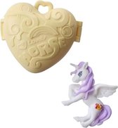 eenhoorn Pocket Unicorn meisjes 7,5 cm geel 2-delig