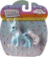 eenhoorn Pocket Unicorn meisjes blauw/hartje