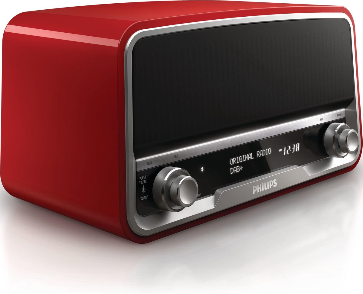 ORT7500 - Radio met DAB - rood | bol.com