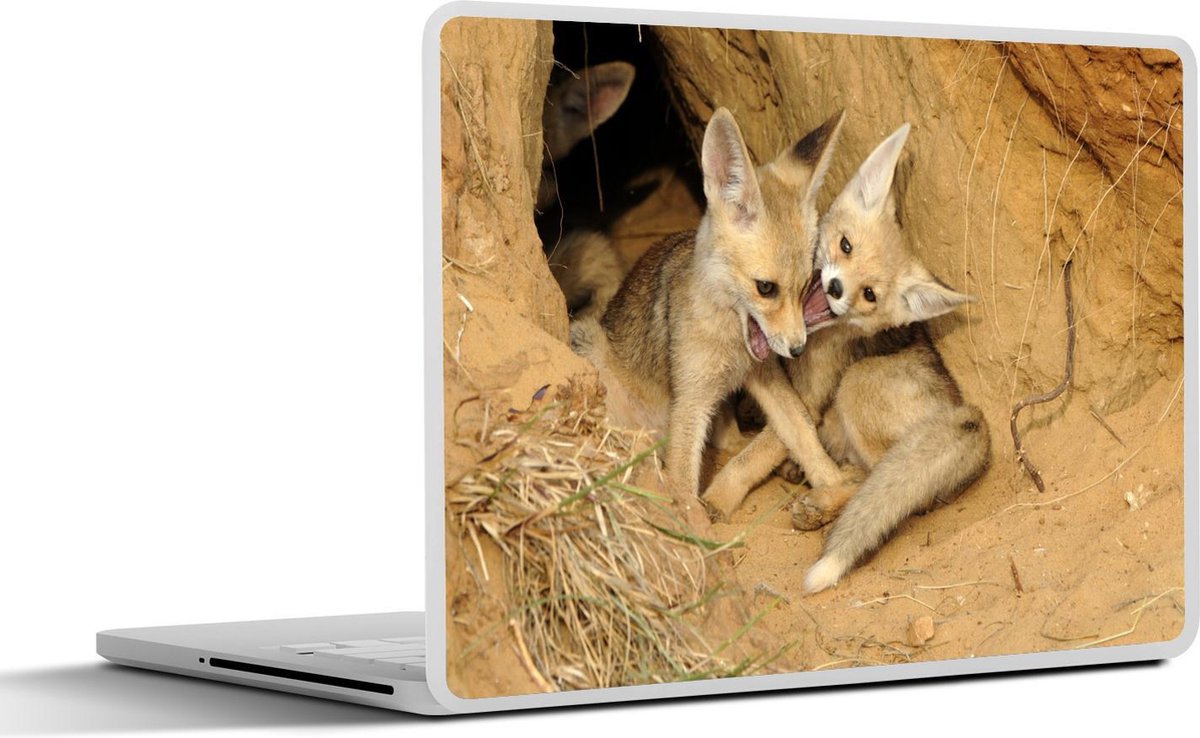 Afbeelding van product SleevesAndCases  Laptop sticker - 13.3 inch - Rode vos - Boom - Kinderen