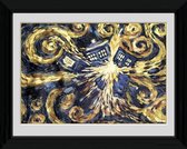 poster in lijst Doctor Who Exploding Tardis 30 x 40 cm