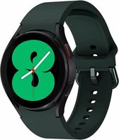 Samsung Galaxy Watch 4 - Silicone Bandje - Kleurrijke Gesp - Groen - 20mm