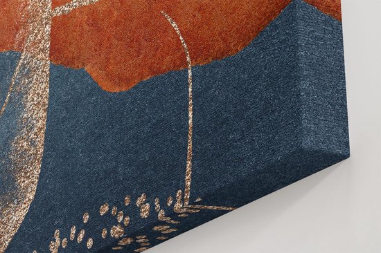 Artaza Peinture sur Toile Art Abstrait de Cercles - 60x20 - Photo sur Toile - Impression sur Toile