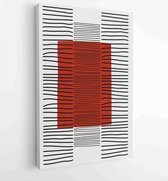 Canvas schilderij - Hand painted illustrations wall arts vector. Surface pattern design. 1 -    – 1857697972 - 40-30 Vertical