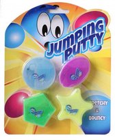 slijm Jumping Putty junior siliconen 4 stuks blauw