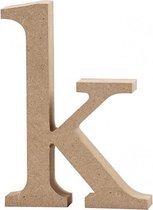 letter k MDF 12,7 cm