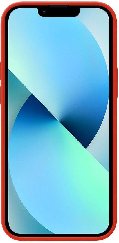 Coque adaptée pour iPhone 13 Pro Coque en Siliconen – Coque adaptée pour iPhone 13 Pro Coque – Rouge – Lot de 2