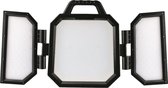 Ivana LED bouwlamp 1x80W + 2x30W met 2 stopcontacten