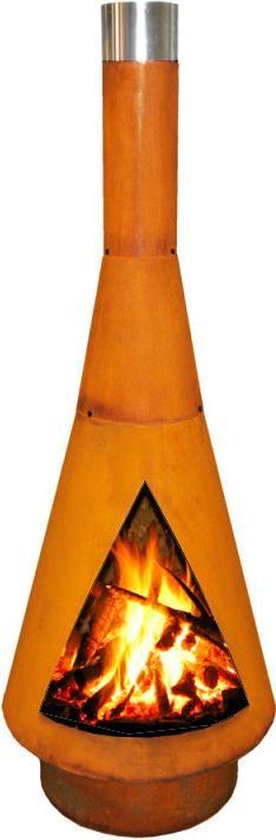 GardenMaxX – Tuinhaard Denver 125 Corten – Vuurhaard – Cortenstaal – Bruin