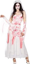 Feesten & Gelegenheden Kostuum | Vechtscheiding Zombie Bruid | Vrouw | Maat 46-48 | Halloween | Verkleedkleding