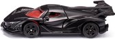 sportauto Apollo IE junior 83 x 33 cm staal zwart/rood