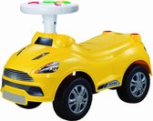 Eco Toys Sports Loopauto - Geel - met muziek