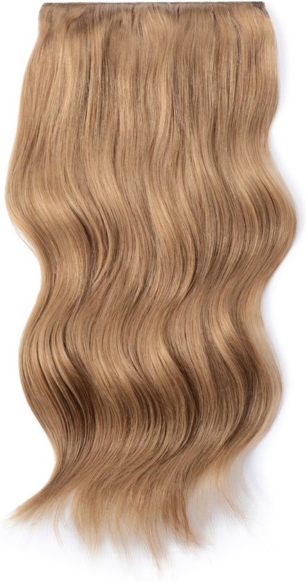 Remy Human Hair extensions Double Weft straight 24 - blond 18#