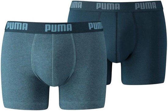 Puma Men Everyday Baic Boxer 2p Denim | Blauw | Maat: S