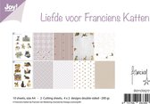 Joy!Crafts Papierset - A4 - 10 designs - Franciens Katten liefde