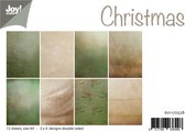 Joy!Crafts Papierset - A4 - 3x4 tweezijdige designs - Kerst