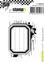 Carabelle Studio Cling stamp - mini etiquette cahier