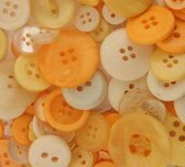 Buttons Galore color blends 1,2-2,5cm +/- 75x lemon tart