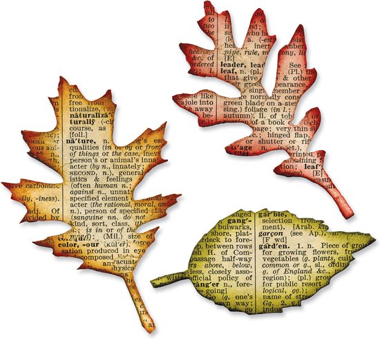 Foto: Sizzix bigz die tattered leaves